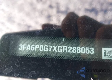 2016 Ford Fusion S from USA, damaged, VIN 3FA6P0G7XGR288053